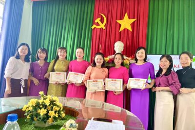 Tổng kết hội thi giáo viên dạy giỏi cấp trường năm học 2024-2025 Chúc cho các cô giáo sắp tới thi giáo viên dạy giỏi cấp Thị Xã đạt kết quả cao