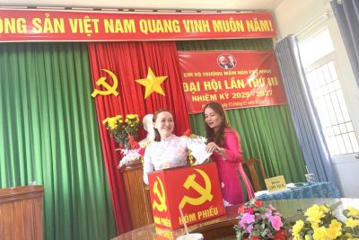 Đại hội Chi bộ Trường Mầm non Phổ Minh diễn ra thành công tốt đẹp